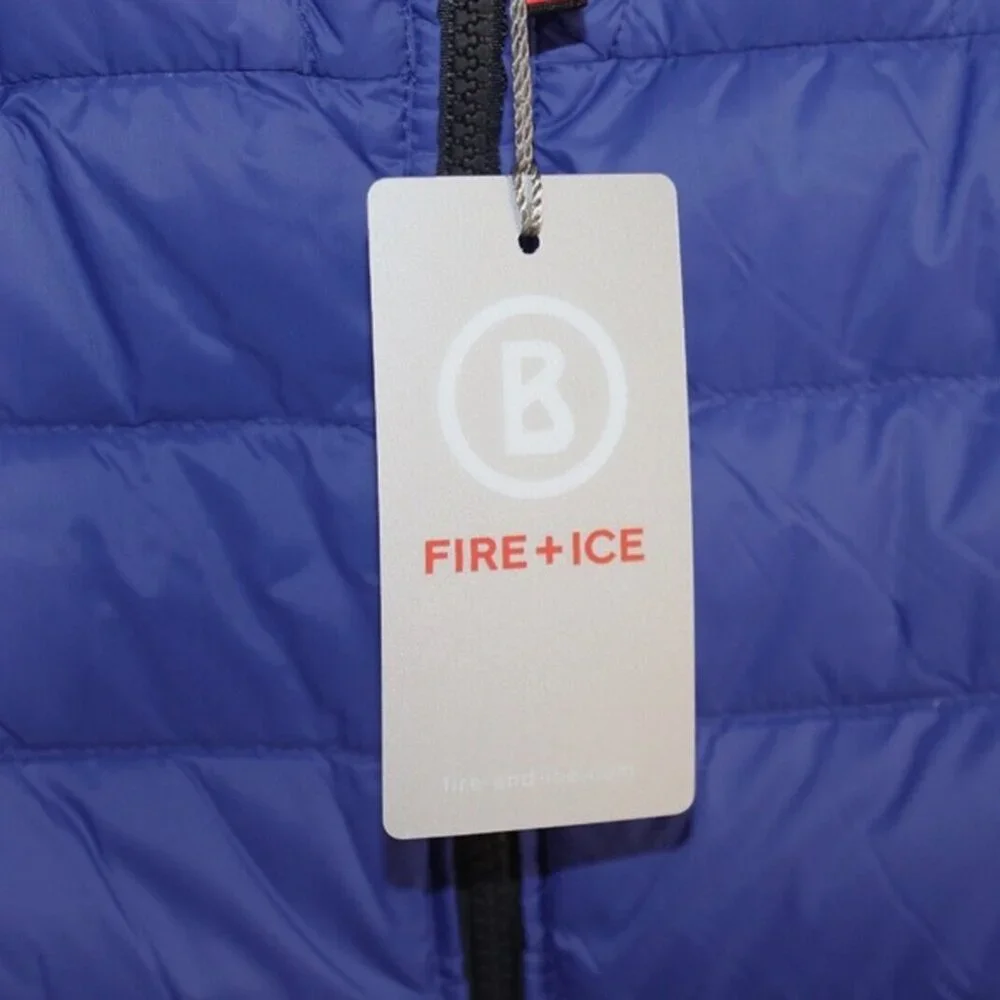 NEW Bogner Fire & Ice LEVY-DO Down Puffer Vest!  e 58 US 48 3XL  Purplish Blue